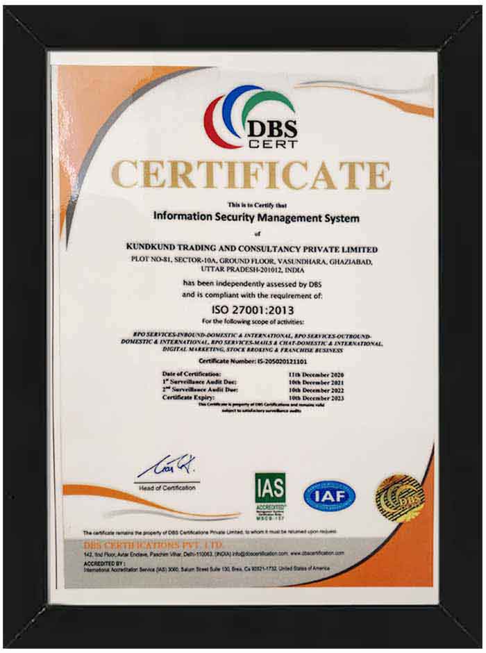 DBS certificate
