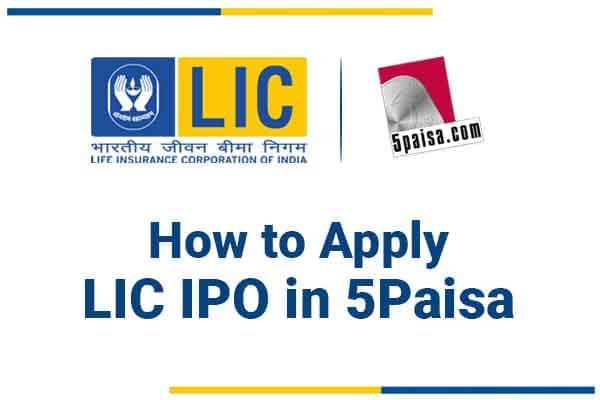 how to apply lic ipo in 5Paisa image