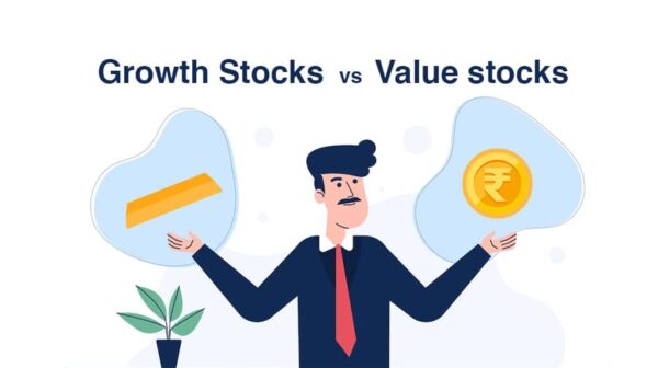 growth stocks vs value stocks